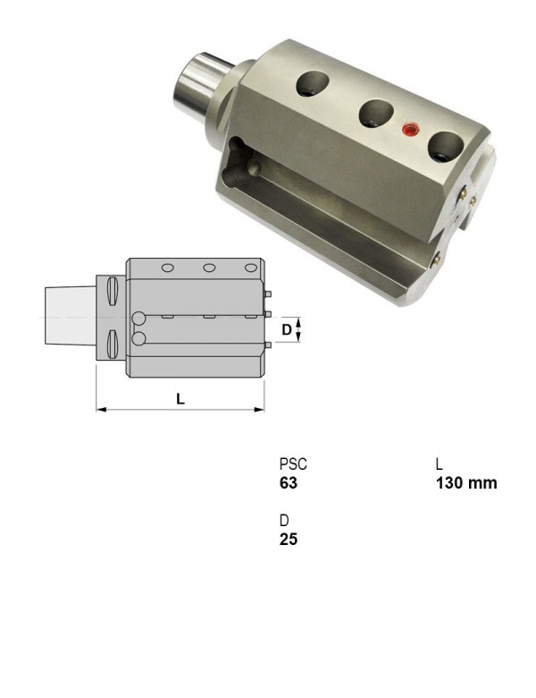 Мини-револьвер для державок квадратного сечения PSC 63