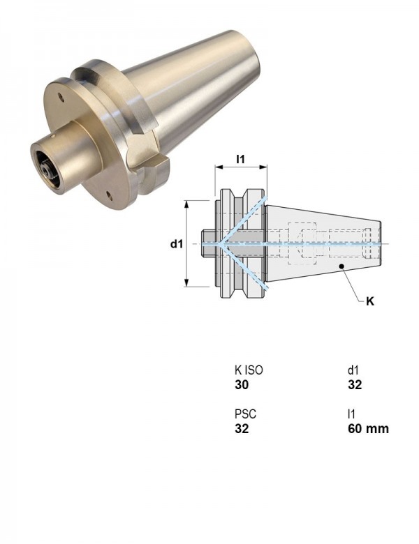 Удлинитель-переходник PSC JIS B 6339-BT / 30 Ø32