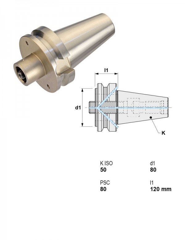 Удлинитель-переходник PSC JIS B 6339-BT / 50 Ø80