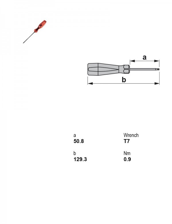 Ключ Torx T7
