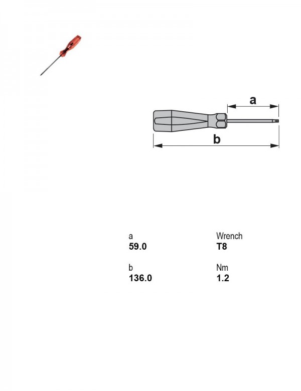 Ключ Torx T8