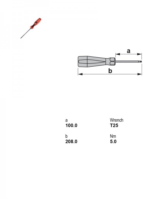 Ключ Torx T25