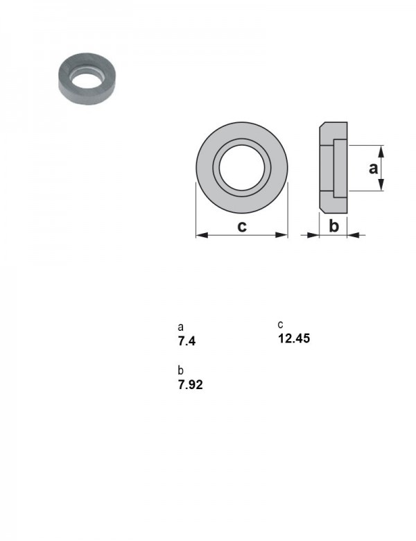 Пластина опорная круглая IRSN-45