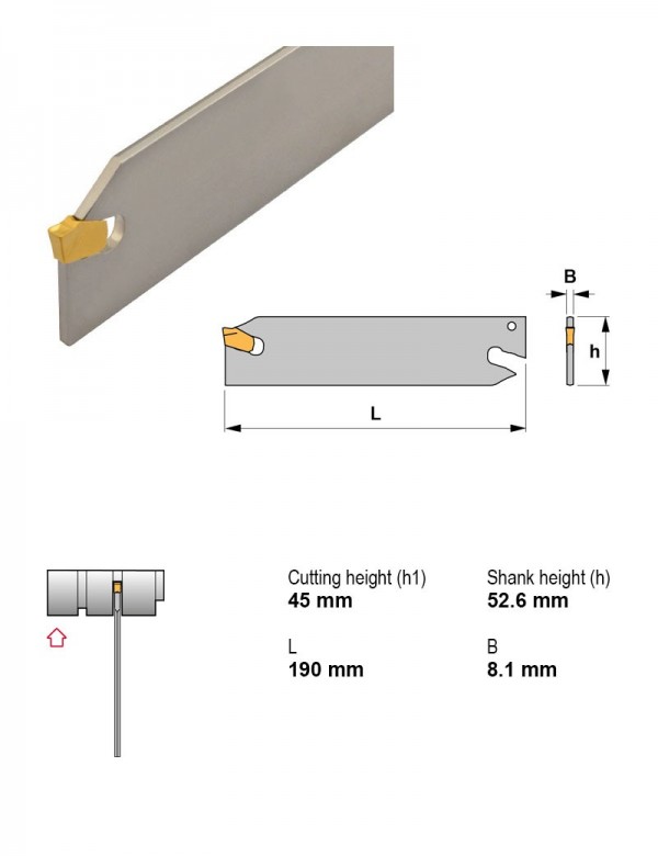 Державка отрезная, 52