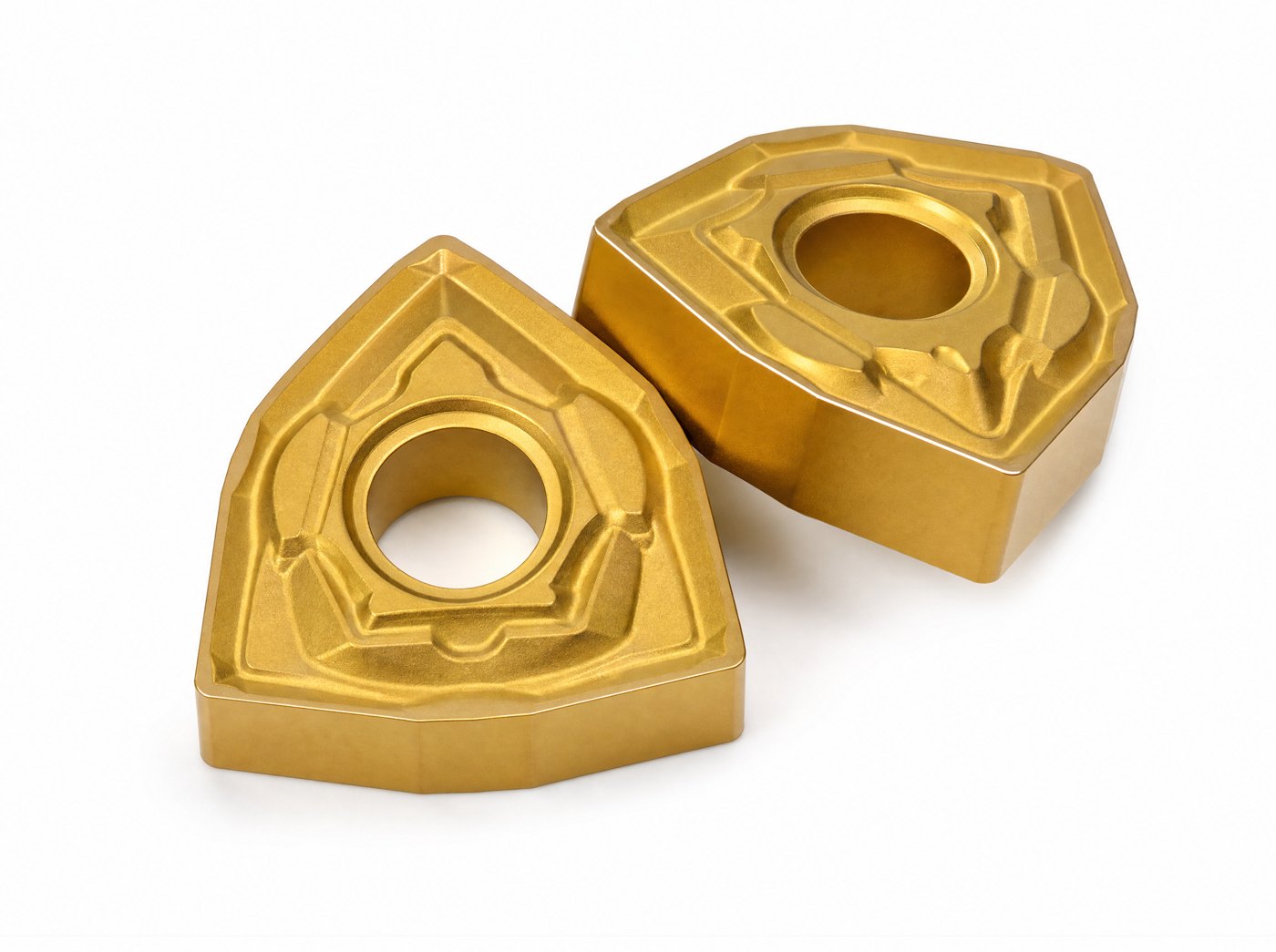 Изображение: Пластины токарные — форма W (тригональная 80°)