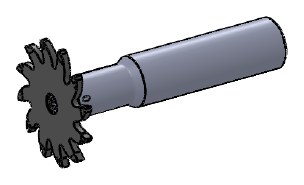 Хвостовик фрезерный MINIMILL XL XH50.2016.32.A.ST, хвостовик Ø20 мм, сталь, гладкий, DIN 6535 HA, длина 100 мм, вылет L2 32 мм, шейка Ø16 мм, под пластины X1250