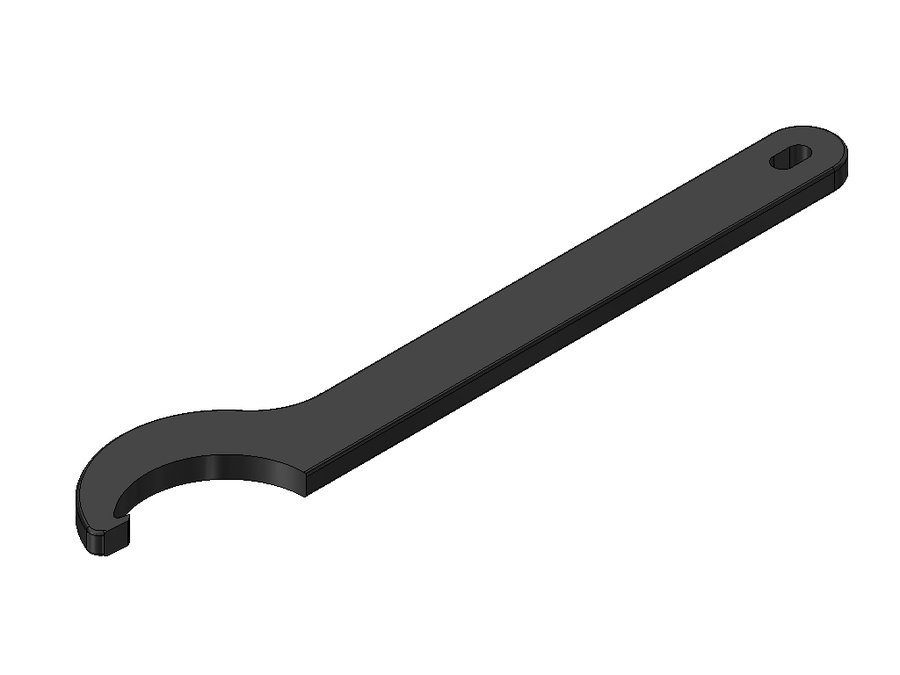 Ключ крючковый с носиком DIN 1810 EWS DIN1810 A - 40X42