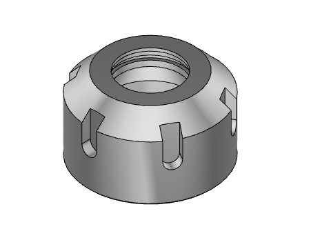 Гайка зажимная для уплотнительных дисков EWS 125DS-RF, ER25