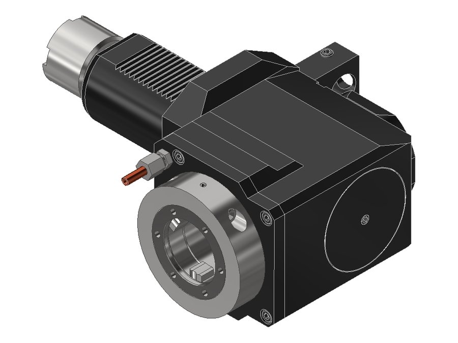 Головка приводная радиальная сверлильно-фрезерная EWS 60.60V5LB45LIKDGL, хвостовик Ø60, EWS - Varia V5- адаптер