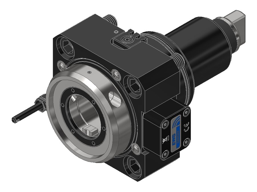 Головка приводная осевая сверлильно-фрезерная EWS 40.65VX41809PF-CC4, хвостовик Ø65, EWS - Varia VX4 - адаптер