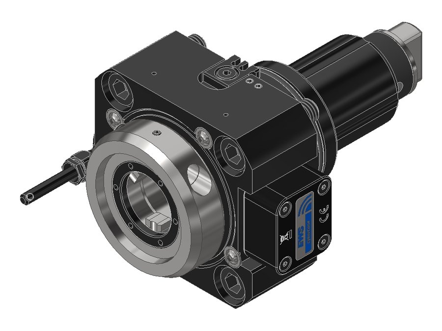 Головка приводная осевая сверлильно-фрезерная EWS 40.55VX3VL4F-CC4, хвостовик Ø55, EWS - Varia VX3 - адаптер