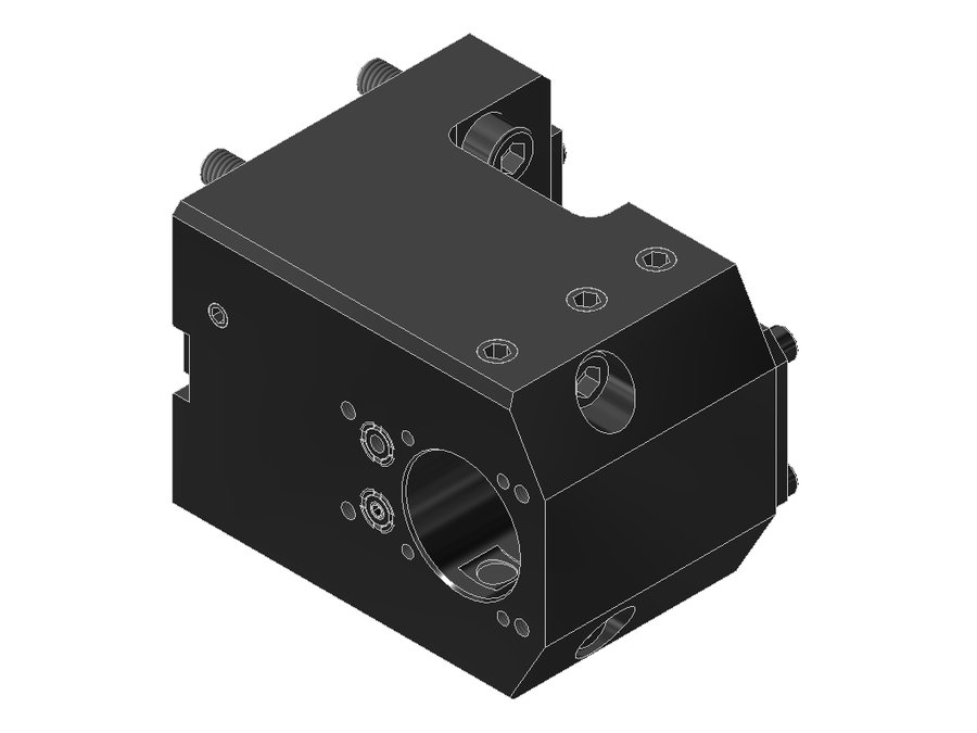 Державка комбинированная с внутренним и наружным подводом СОЖ EWS 17.BMT40M06X100, BMT, отверстие Ø40 мм