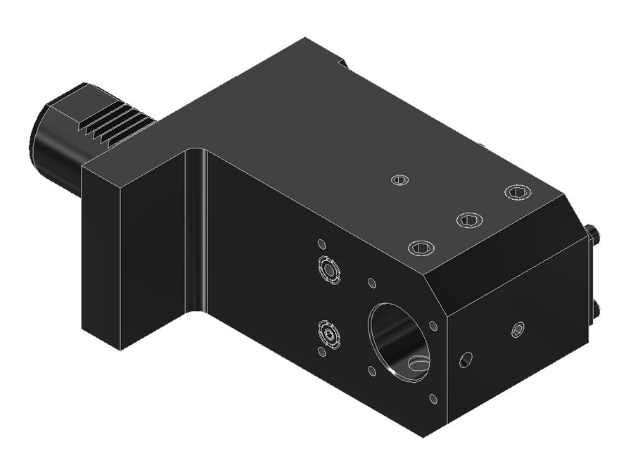 Державка комбинированная с внутренним и наружным подводом СОЖ EWS 17.4032MP610GSP, хвостовик Ø40, отверстие Ø32 мм