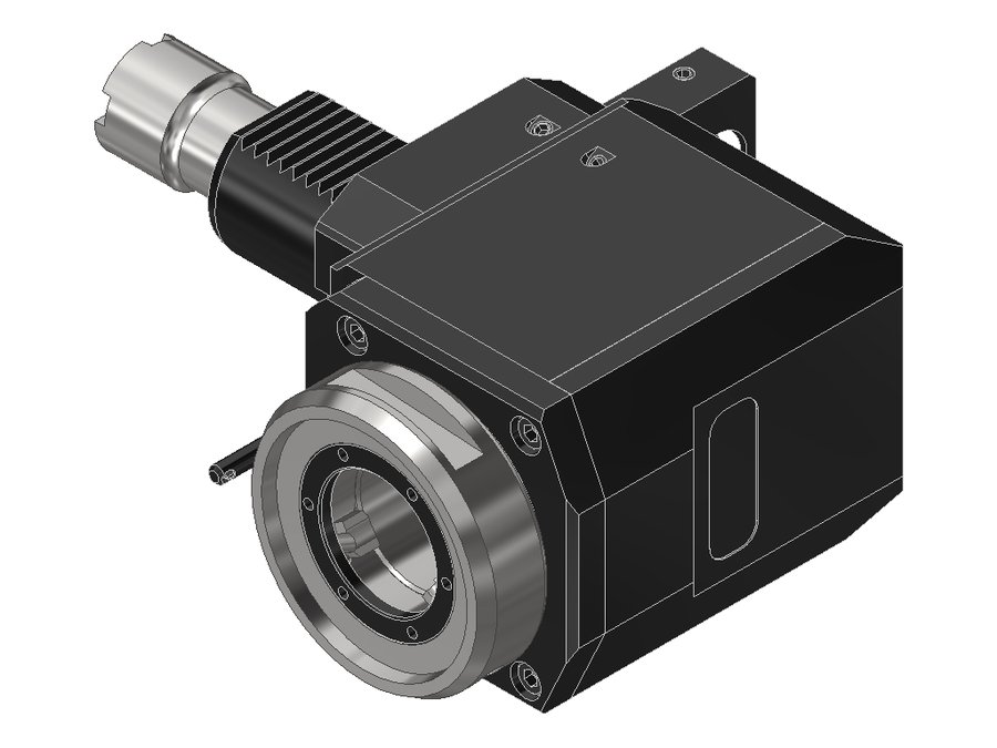 Головка приводная радиальная сверлильно-фрезерная EWS 60.40VX4LB15LGL#01, хвостовик Ø40, EWS - Varia VX4 - адаптер