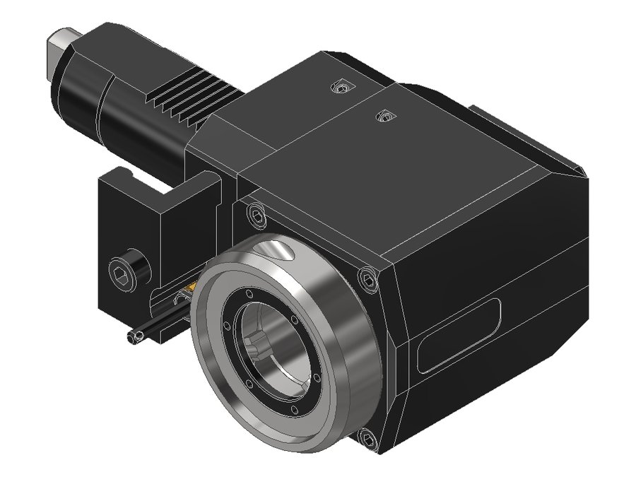 Головка приводная радиальная сверлильно-фрезерная EWS 60.40VX4VL3LIKD#01, хвостовик Ø40, EWS - Varia VX4 - адаптер