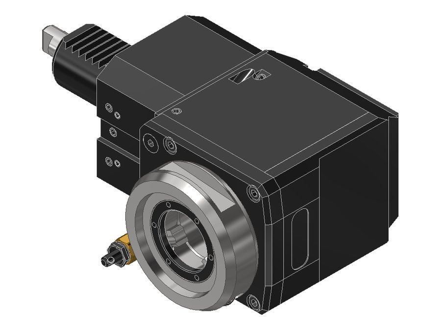 Головка приводная радиальная сверлильно-фрезерная EWS 60.30VX3KR1809LIKDI2X85, хвостовик Ø30, EWS - Varia VX3 - адаптер