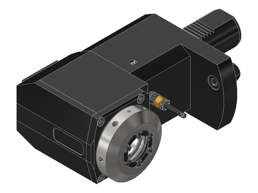 Головка приводная радиальная сверлильно-фрезерная EWS 60.4032MP620RI1IM, хвостовик Ø40, под цанги ER32 (Ø3–20 мм), код 320 470E