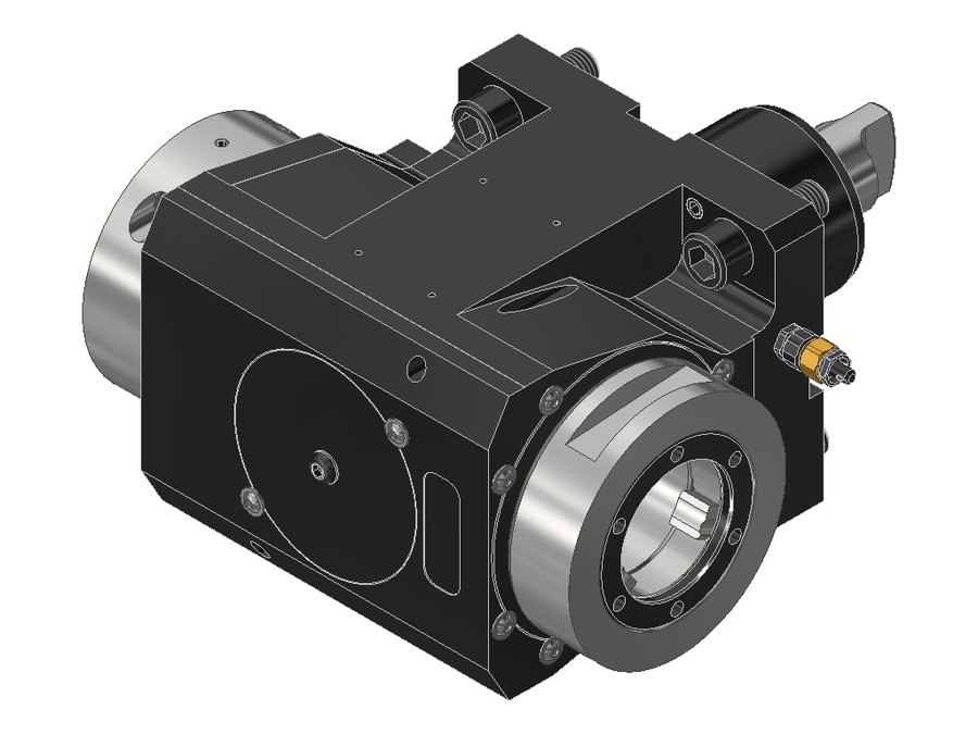 Головка приводная радиальная сверлильно-фрезерная EWS 60.60V5DNLHSD10#01, хвостовик Ø60, EWS - Varia V5- адаптер