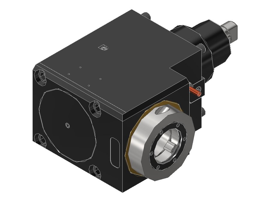 Головка приводная радиальная сверлильно-фрезерная EWS 60.75V5KR1809I2GLX110, хвостовик Ø75, EWS - Varia V5- адаптер