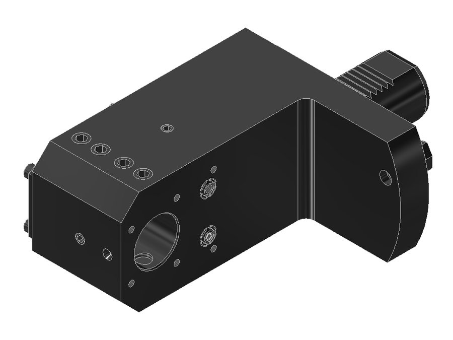 Державка комбинированная с внутренним и наружным подводом СОЖ EWS 17.4032MP610, хвостовик Ø40, отверстие Ø32 мм