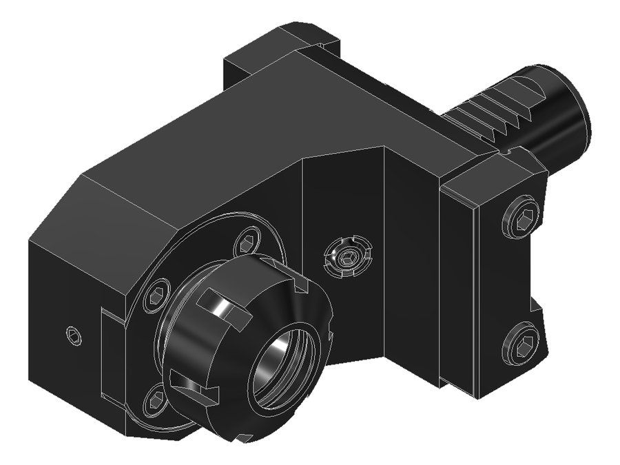 Державка цанговая EWS 31.2525G200RL, хвостовик Ø25, под цанги, код 250 430E