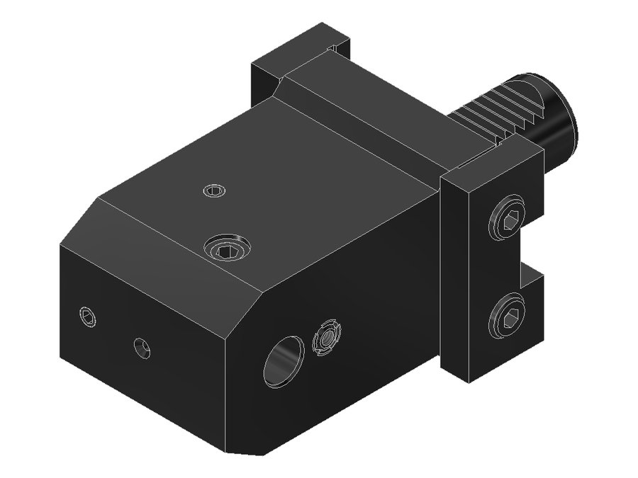 Адаптер под цилиндрический хвостовик инструмента EWS 27.3016WNG300RL, хвостовик Ø30, Weldon / Whistle Notch Ø16