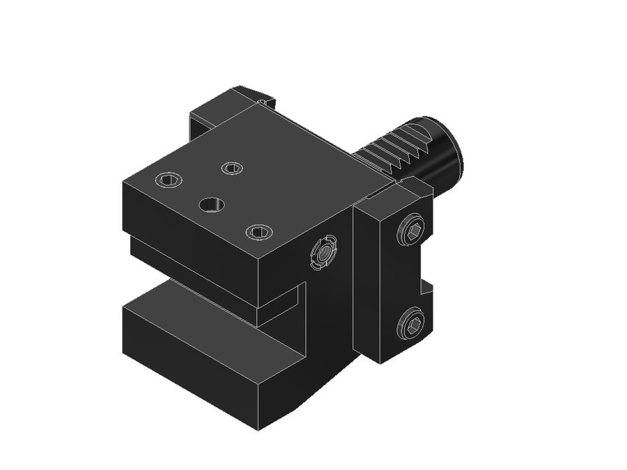 Державка токарная боковая EWS 5.2520G200RL, хвостовик Ø25, сечение 20×20 мм