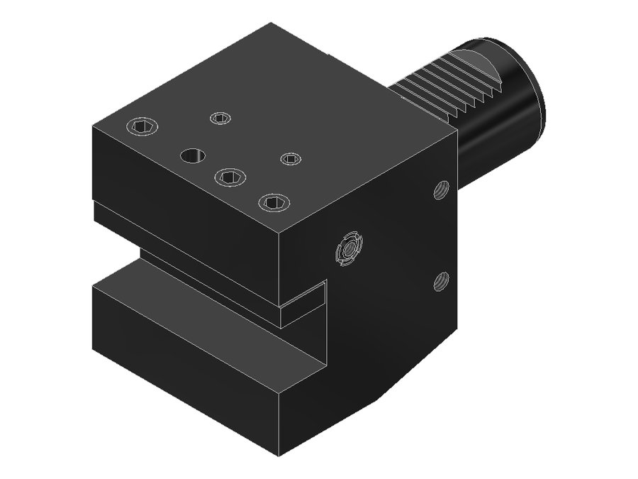 Державка токарная боковая EWS 5.4025G300RL, хвостовик Ø40, сечение 25×25 мм