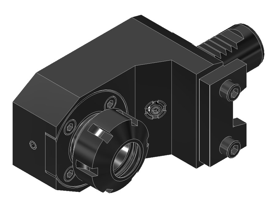 Державка цанговая EWS 31.2525G200RLV, хвостовик Ø25, под цанги, код 250 430E