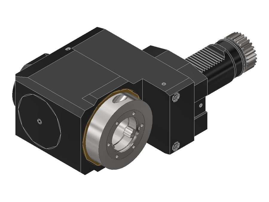 Головка приводная радиальная сверлильно-фрезерная со смещением EWS 80.50V5TNA600R, хвостовик Ø50, EWS - Varia V5- адаптер