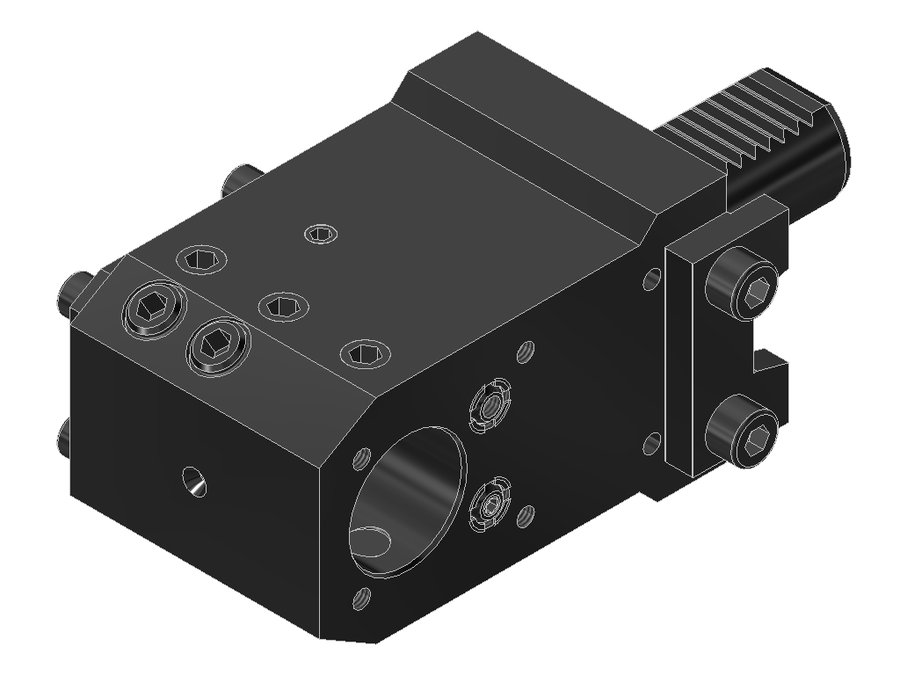 Державка комбинированная с внутренним и наружным подводом СОЖ EWS 17.3032G300V, хвостовик Ø30, отверстие Ø32 мм