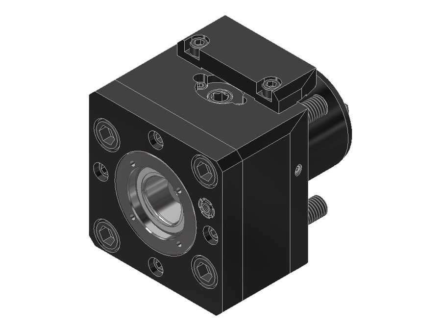 Головка приводная осевая сверлильно-фрезерная EWS 40.60C4LB2000BMTIKD, хвостовик Ø60, полигональный хвостовик ISO 26623 (PSC 40)