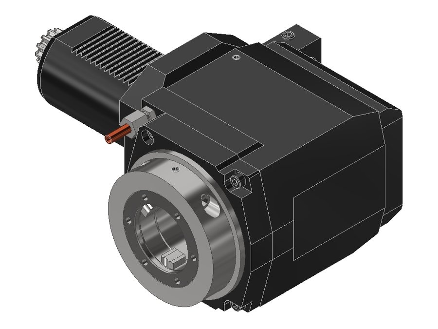 Головка приводная радиальная сверлильно-фрезерная EWS 60.60V5KR5482LI2, хвостовик Ø60, EWS - Varia V5- адаптер