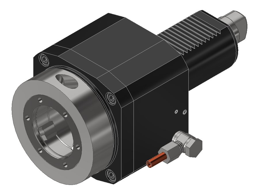 Головка приводная осевая сверлильно-фрезерная EWS 40.50V51809HESSIK, хвостовик Ø50, EWS - Varia V5- адаптер