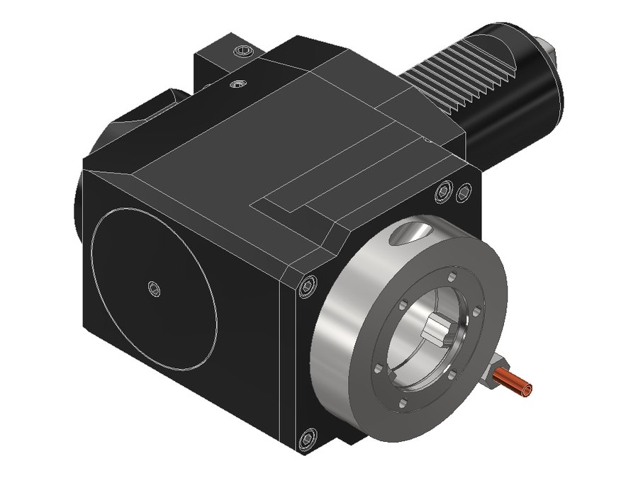Головка приводная радиальная сверлильно-фрезерная EWS 60.50V51809RLGL, хвостовик Ø50, EWS - Varia V5- адаптер