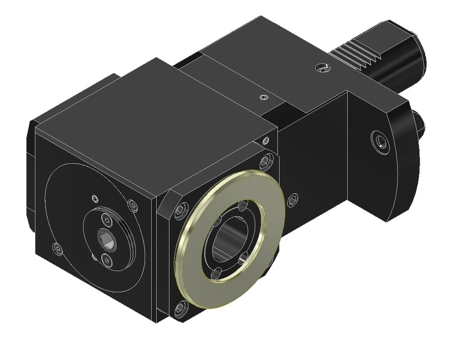 Головка приводная радиальная сверлильно-фрезерная EWS 60.40C4MP620R, хвостовик Ø40, полигональный хвостовик ISO 26623 (PSC 40)