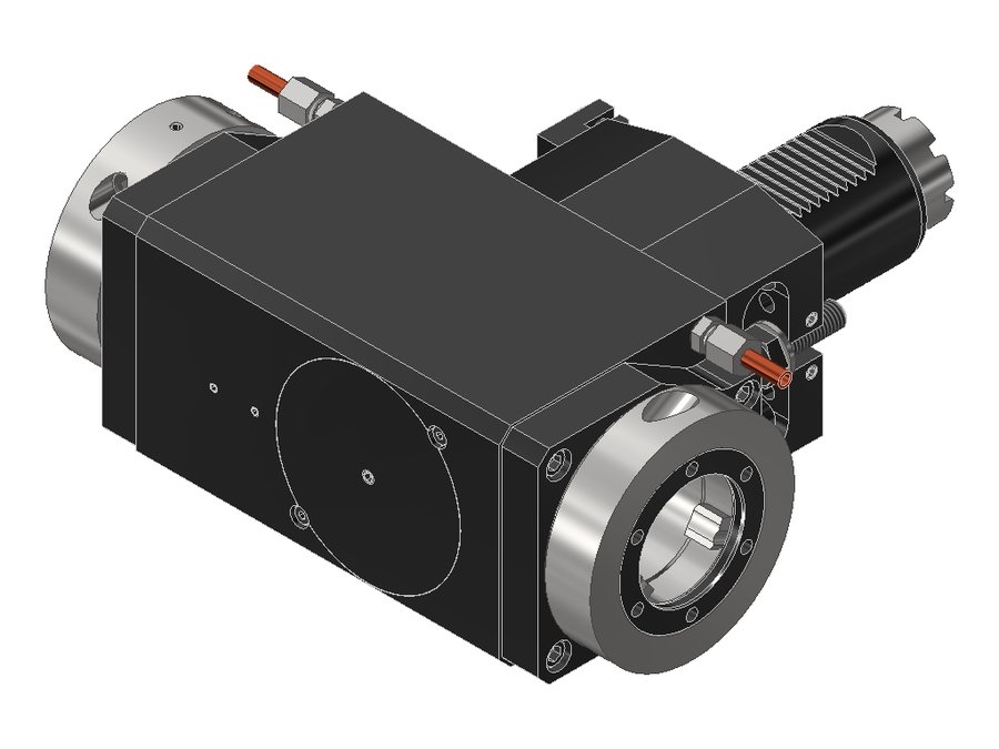 Головка приводная радиальная сверлильно-фрезерная EWS 60.50V5DTOEMRLIKDX105, хвостовик Ø50, EWS - Varia V5- адаптер