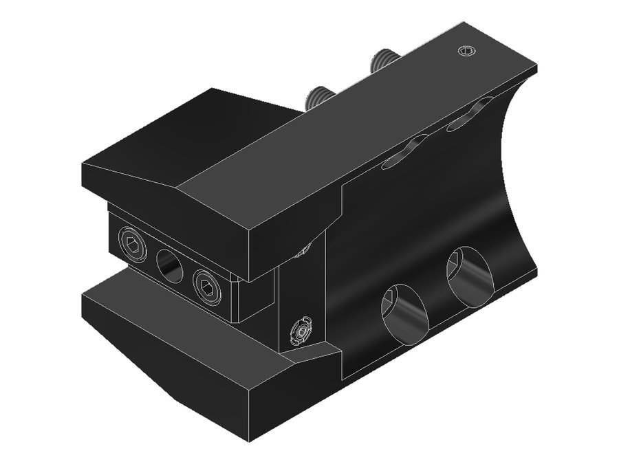 Державка токарная продольная EWS 4.BMT25SL200X40, BMT, сечение 25×25 мм