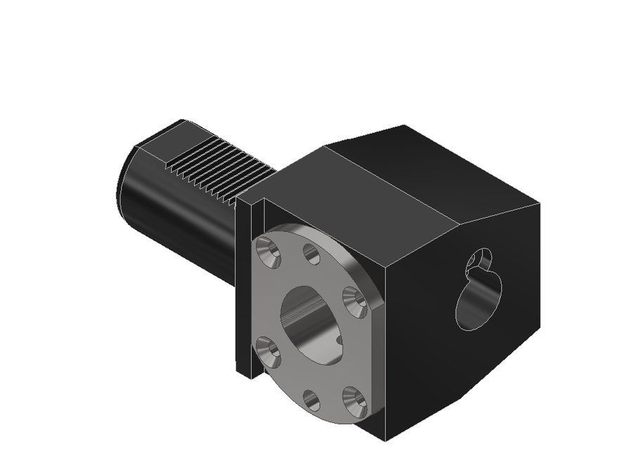Державка токарная поперечная EWS 8.60C6X53Z40, хвостовик Ø60, полигональный хвостовик ISO 26623 (PSC 63)