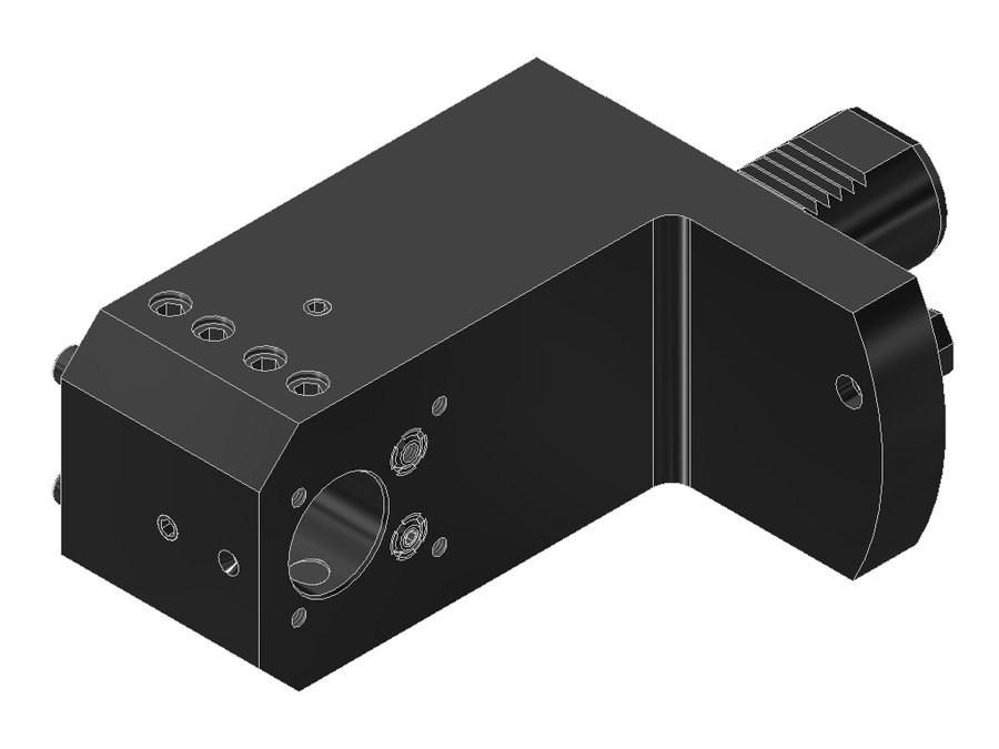 Державка комбинированная с внутренним и наружным подводом СОЖ EWS 17.4031.75MP610, хвостовик Ø40, отверстие Ø31.75 мм (1 1/4")