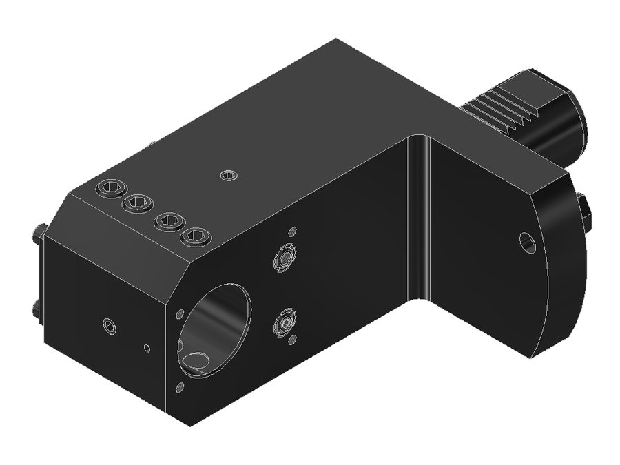 Державка комбинированная с внутренним и наружным подводом СОЖ EWS 17.4038.1MP610, хвостовик Ø40, отверстие Ø38,1 мм (1 1/2")