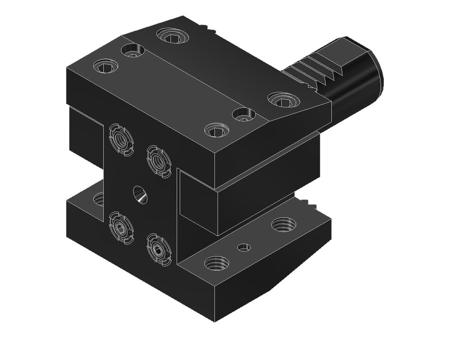 Державка универсальная EWS 15.2520G200W, хвостовик Ø25, сечение 20×20 мм