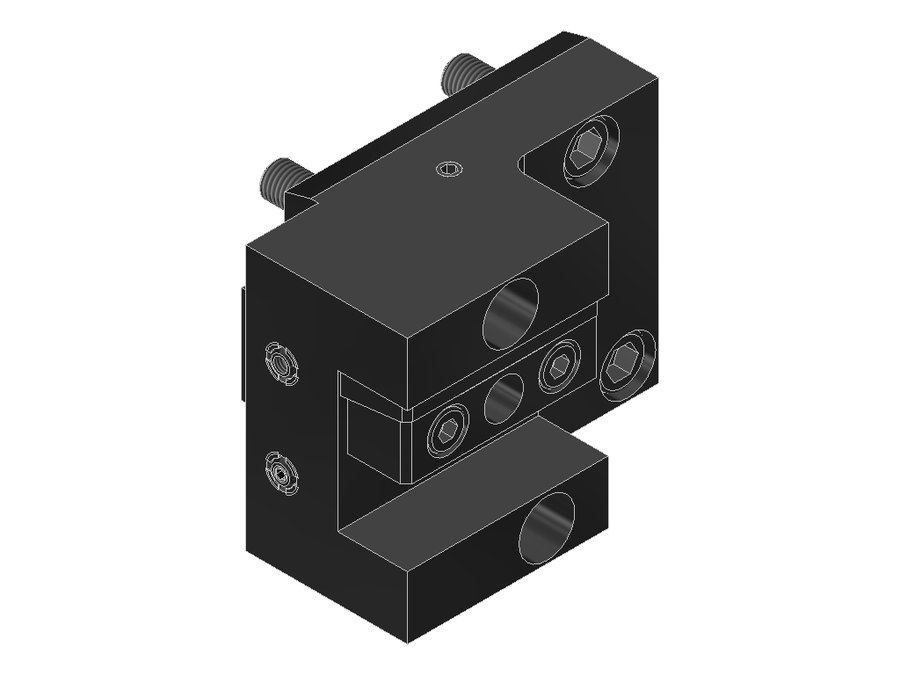 Державка токарная поперечная EWS 8.BMT25LB2000, BMT, сечение 25×25 мм