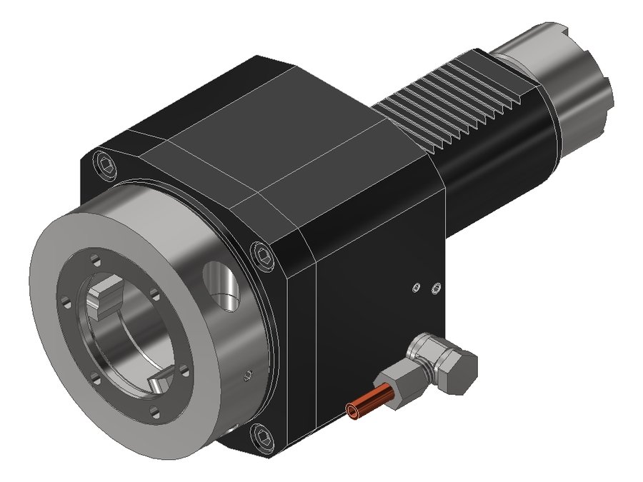 Головка приводная осевая сверлильно-фрезерная EWS 40.50V5LB35, хвостовик Ø50, EWS - Varia V5- адаптер