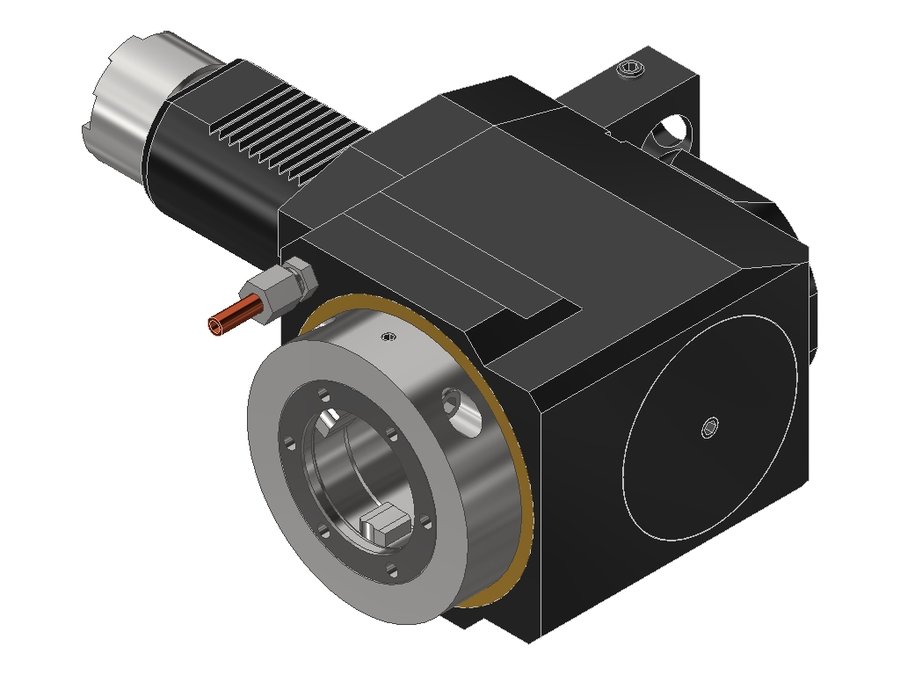 Головка приводная радиальная сверлильно-фрезерная EWS 60.50V5LB35LIKD, хвостовик Ø50, EWS - Varia V5- адаптер