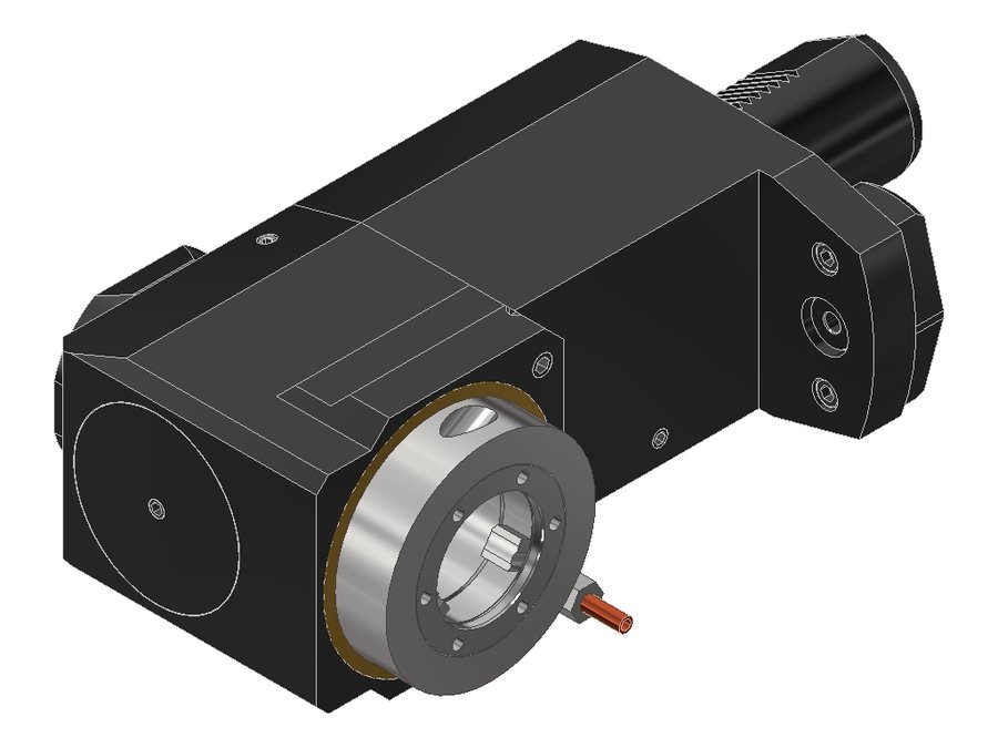 Головка приводная радиальная сверлильно-фрезерная EWS 60.50V5MP630RIKD, хвостовик Ø50, EWS - Varia V5- адаптер
