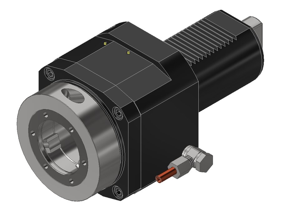 Головка приводная осевая сверлильно-фрезерная EWS 40.60V5KR1809IK, хвостовик Ø60, EWS - Varia V5- адаптер