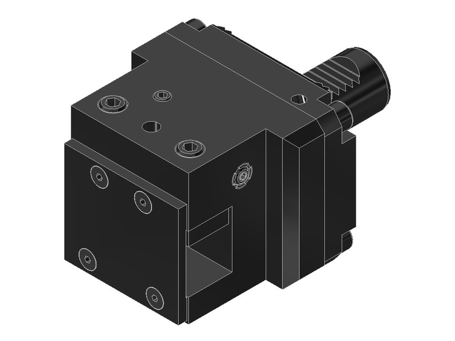 Державка токарная боковая EWS 5.3025G300RLW, хвостовик Ø30, сечение 25×25 мм