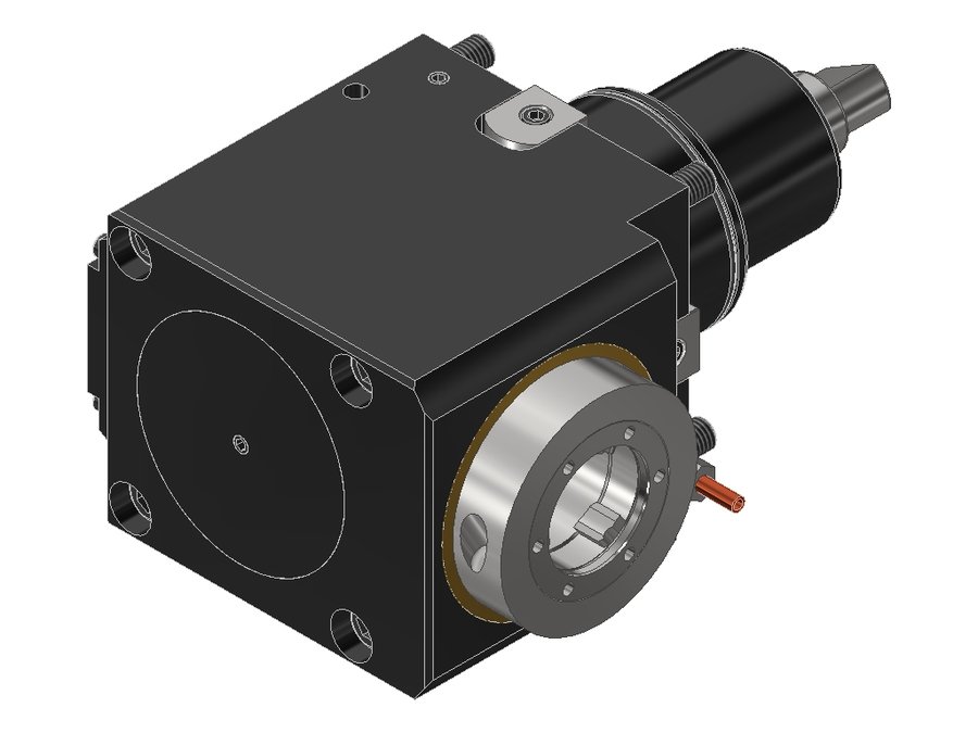 Головка приводная радиальная сверлильно-фрезерная EWS 60.85V51809GLX85, хвостовик Ø85, EWS - Varia V5- адаптер