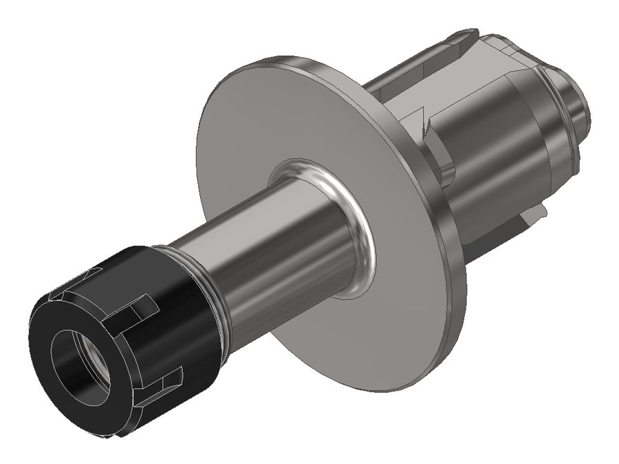 Державка цанговая EWS 31.VX316L50MM, EWS - Varia VX3 - адаптер, под цанги ER16 (Ø1–10 мм), код 160 426E